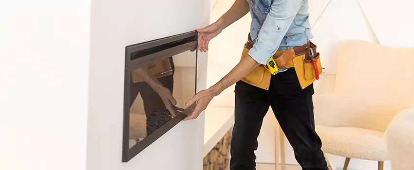 Metal Fireplace Installation in Sun City, Arizona