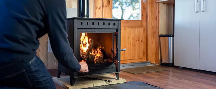 Open Hearth Wood Fireplace Installation in Sun City, AZ