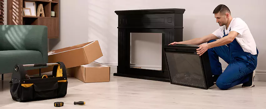 Old Rusted Metal Fireplace Repair And Replacement in Sun City, AZ
