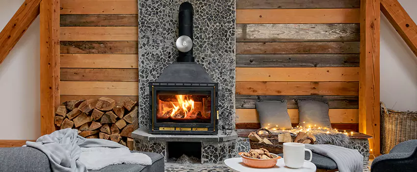 Thelin Hearth Products Direct Vent Gas Stove Fireplace Inspection in Sun City, Arizona